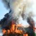 Fire overtakes an old barn during a training exercise and controlled burn in 6700 block of Warner Rd. in Pittsfield Township on Thursday, May 9, 2013. Melanie Maxwell I AnnArbor.com